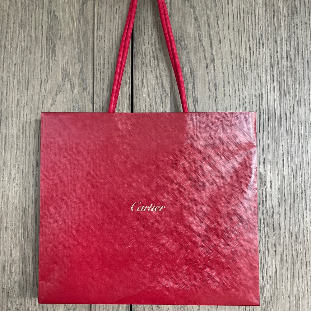 Cartier Crimson Tote Bag